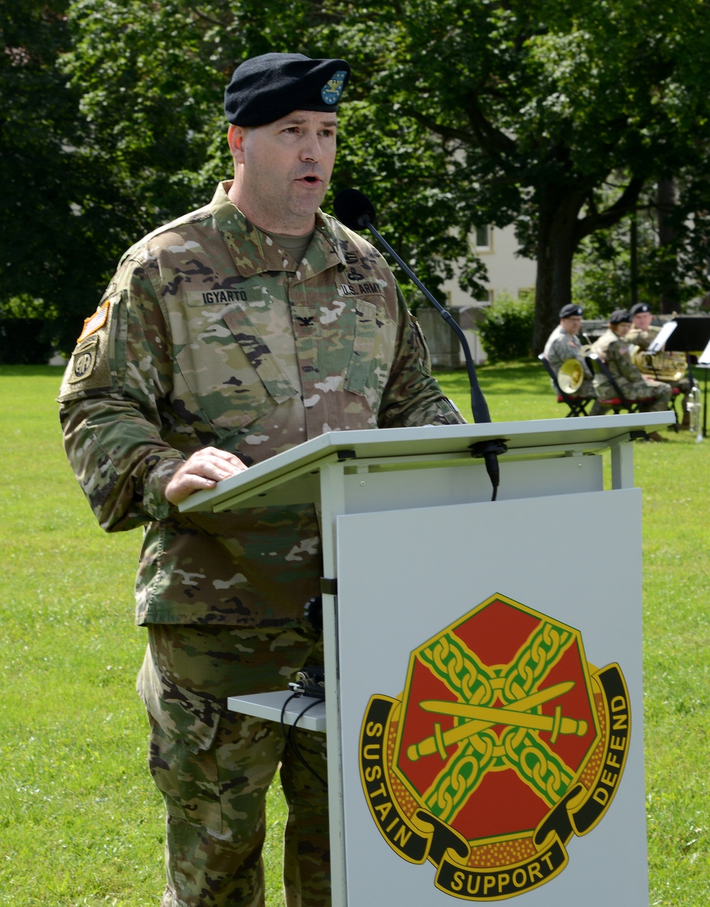 U.S. Army Garrison Rheinland-Pfalz Change of Command