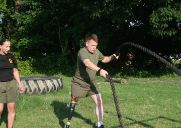 Wounded Warrior doesn’t let injury interfere with Marine career