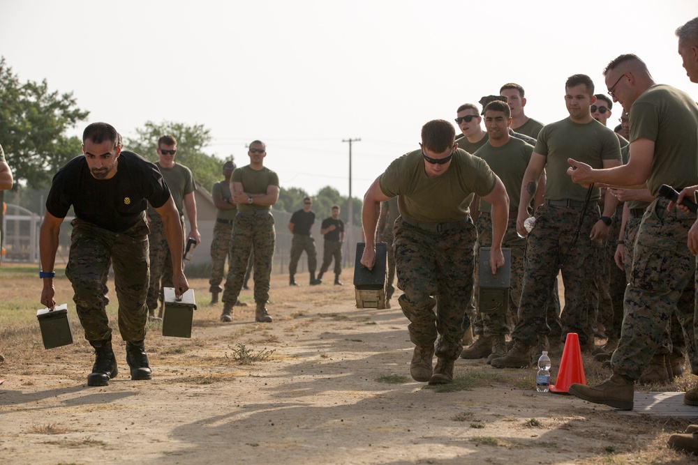 Crisis Response Marines &amp; Spanish tough it out at Commanders Cup