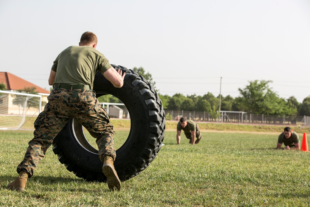 Crisis Response Marines &amp; Spanish tough it out at Commanders Cup