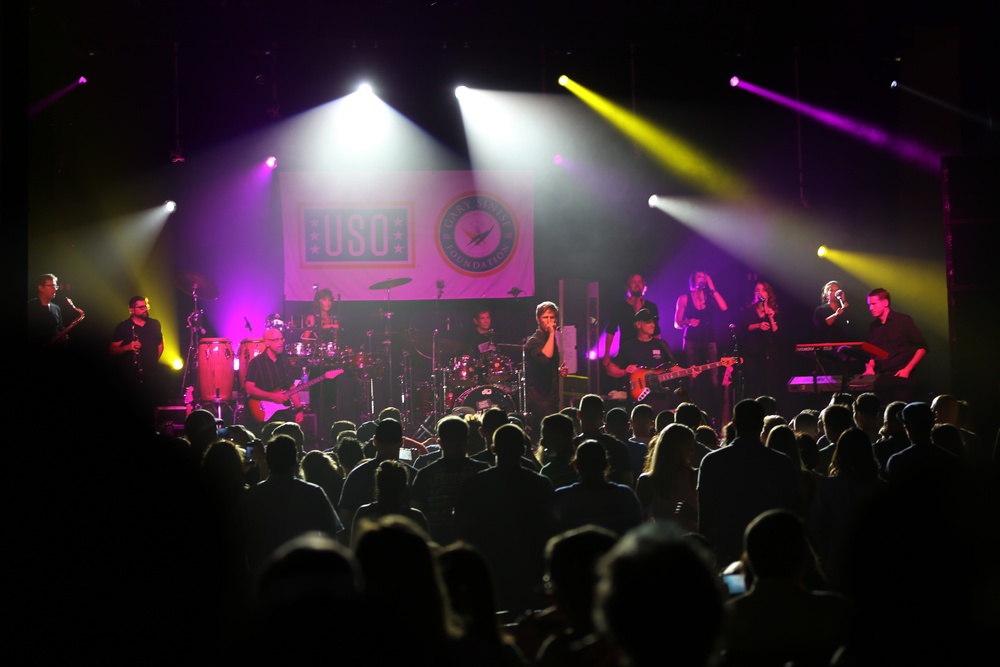 Gary Sinise, the Lt. Dan Band rock the stage for Marines, families at MCAS Cherry Point