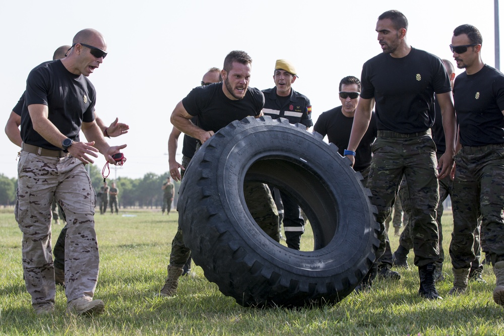 Crisis Response Marines &amp; Spanish tough it out at Commanders Cup