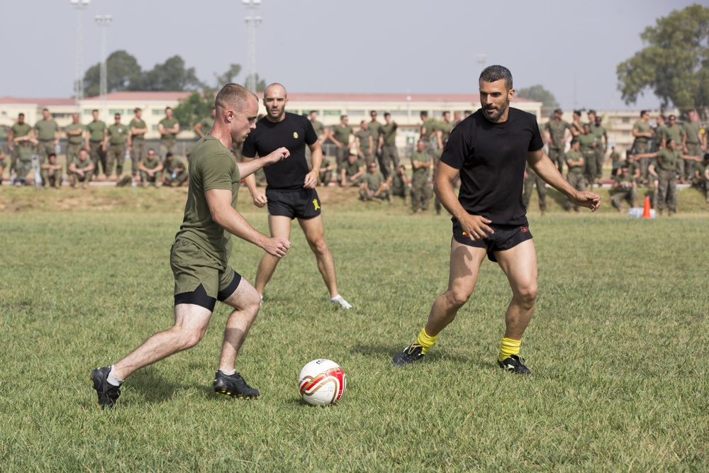 Crisis Response Marines &amp; Spanish tough it out at Commanders Cup