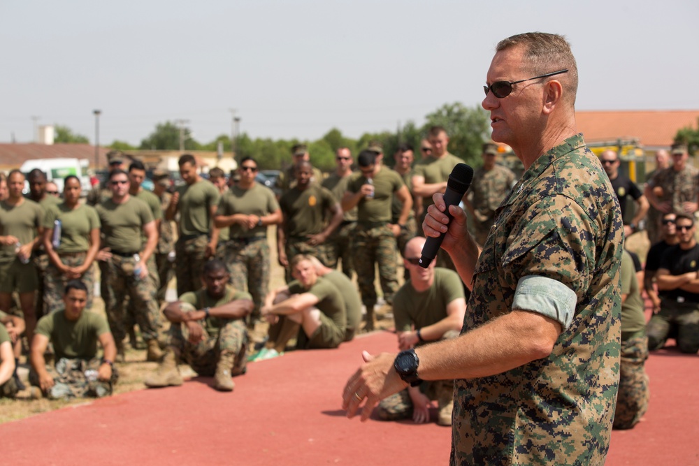 Crisis Response Marines &amp; Spanish tough it out at Commanders Cup