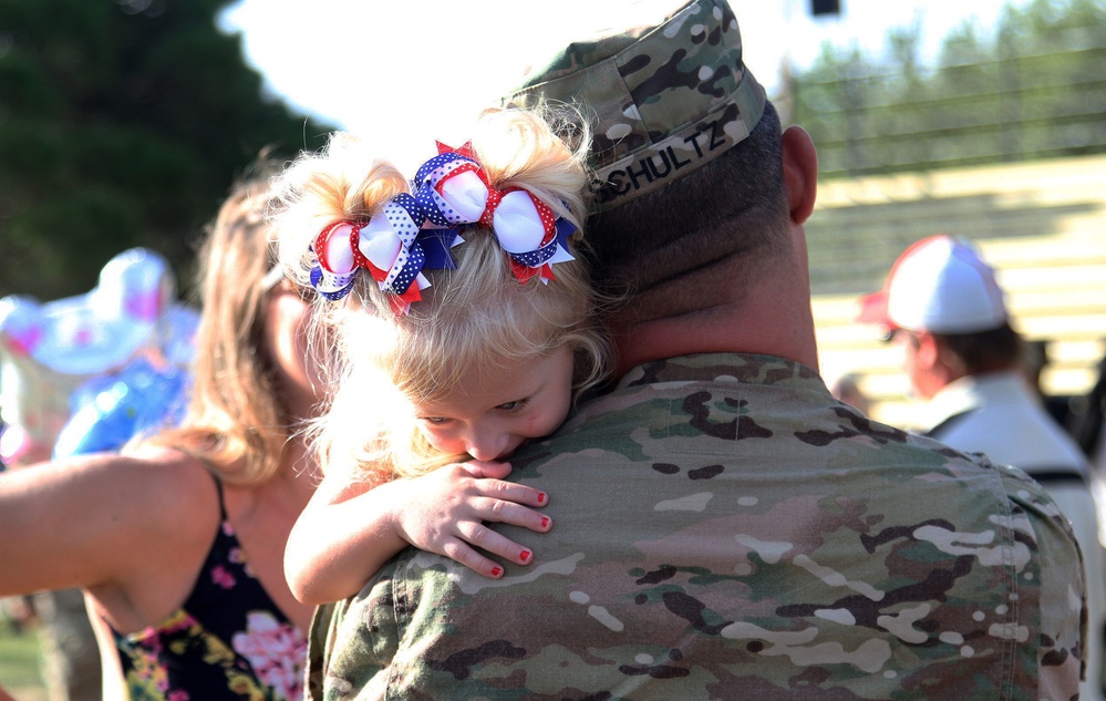 Air Cavalry Troopers return home