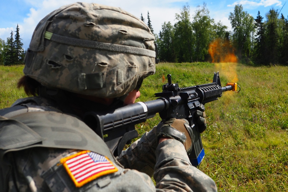 Chemical Soldiers train on infantry tactics