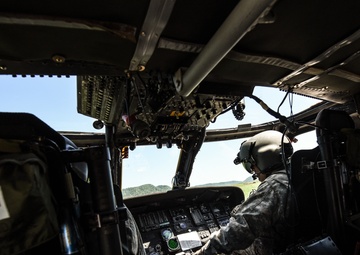 Army Reserve Aviation Command (ARAC) conducts joint MEDEVAC training with the 19th Engineer Battalion