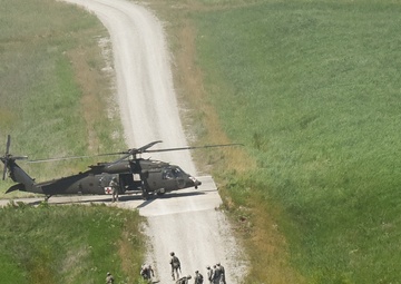 Army Reserve Aviation Command (ARAC) conducts joint MEDEVAC training with the 19th Engineer Battalion