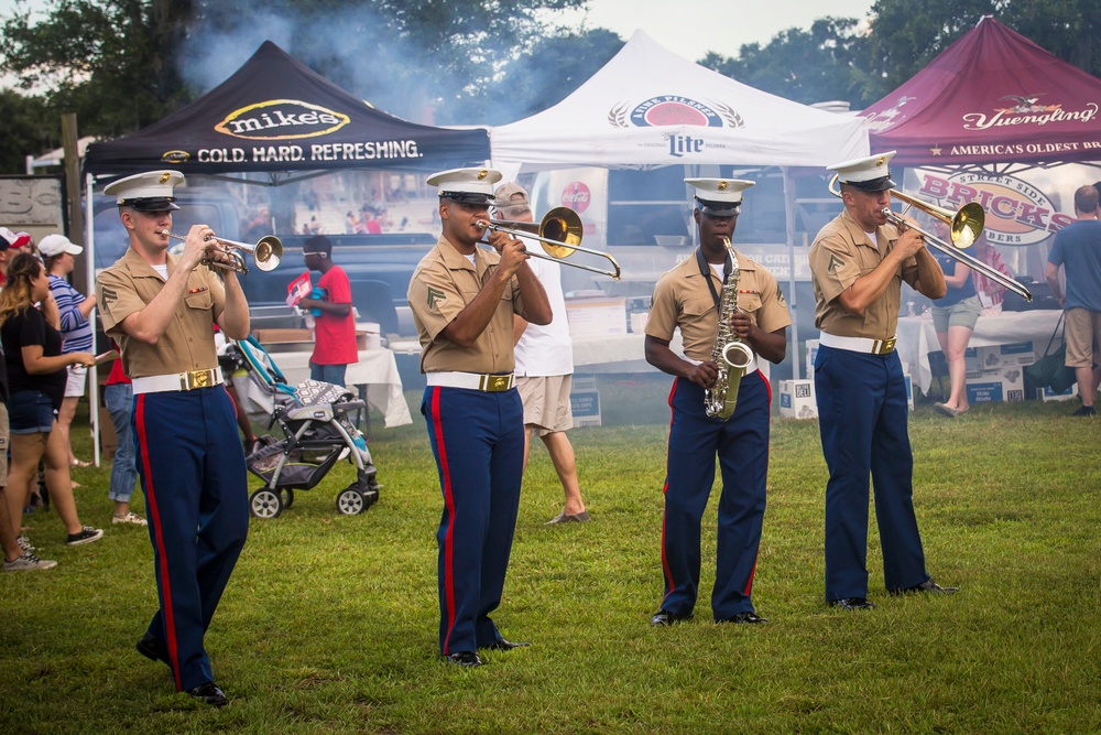 Tri-command, Beaufort celebrate Independence Day