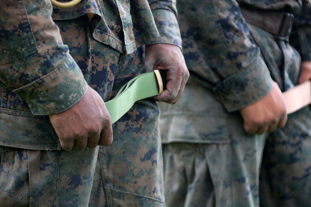 MWCS-28 Marines endure mental, physical, character challenge for instructor tab