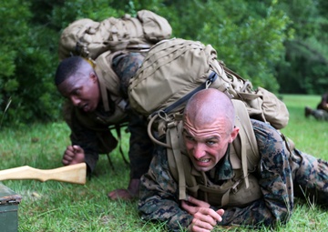 MWCS-28 Marines endure mental, physical, character challenge for instructor tab