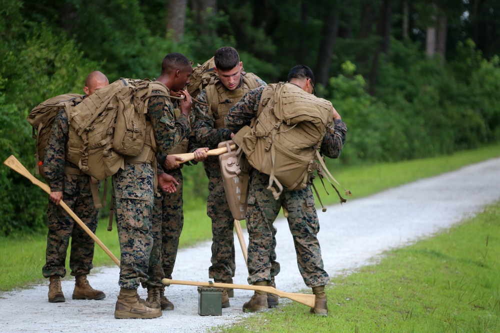 MWCS-28 Marines endure mental, physical, character challenge for instructor tab