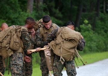 MWCS-28 Marines endure mental, physical, character challenge for instructor tab