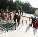 Full honors Army wreath laying at the Tomb of the Unknown Soldier in Arlington National Cemetery to honor the 72nd anniversary of the Liberation of Guam and the battle for the Northern Mariana Islands