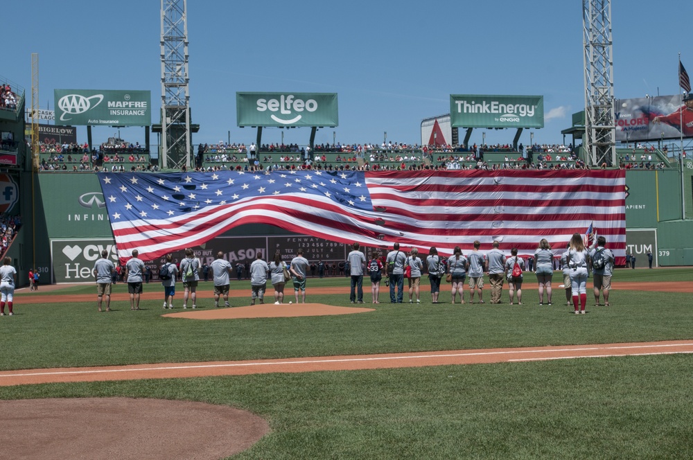 Gold Star Families Stand for the National Anthem