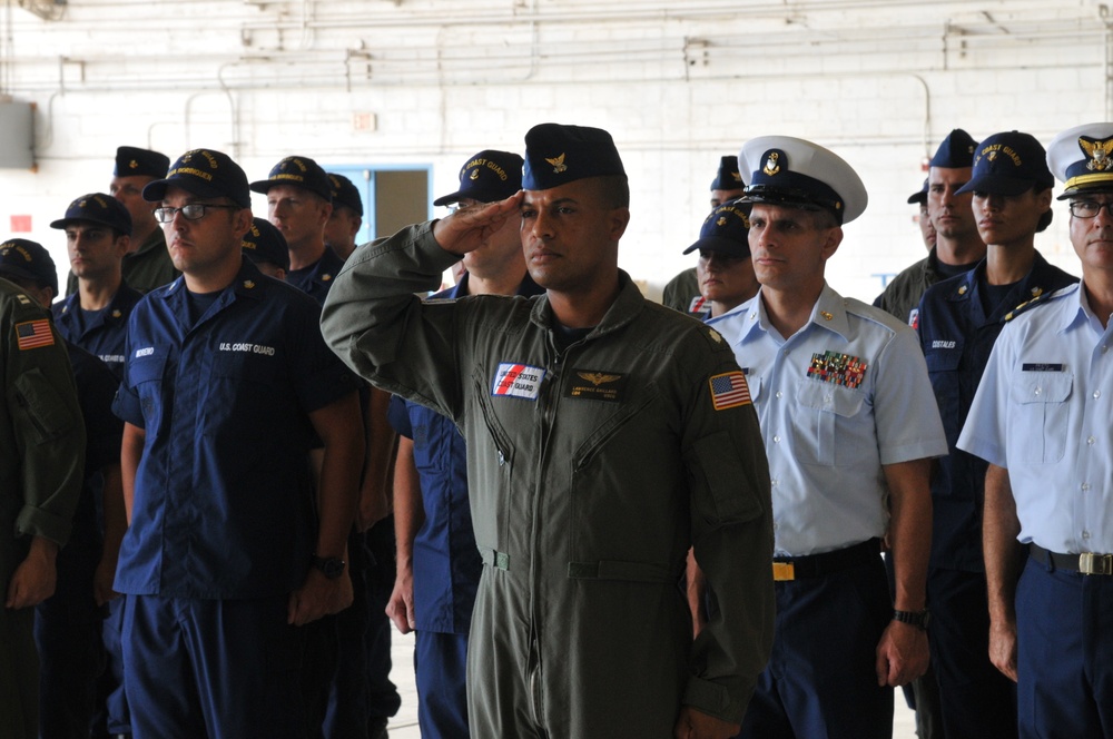 Coast Guard Air Station Borinquen holds change of command in Aguadilla, Puerto Rico