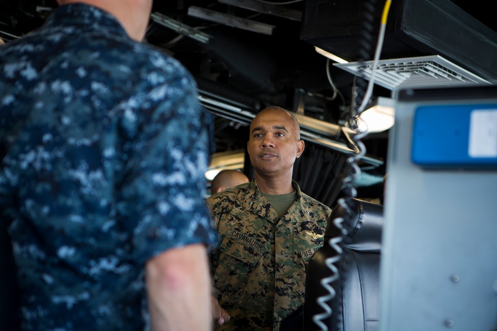 MARFORPAC Leaders visit USS Coronado during RIMPAC 2016