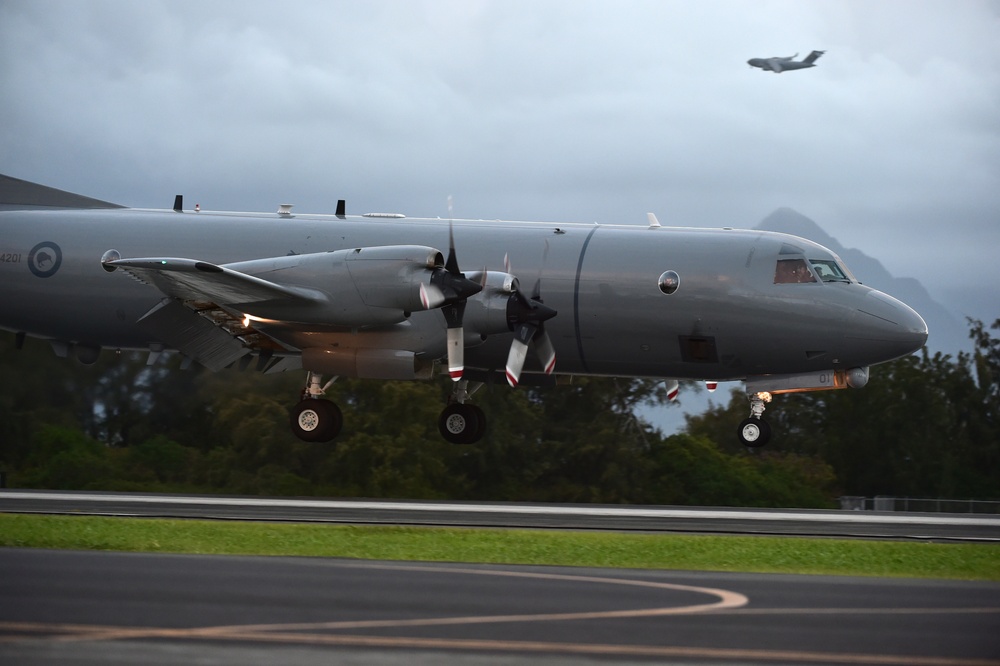New Zealand P-3K2 arrival RIMPAC 2016