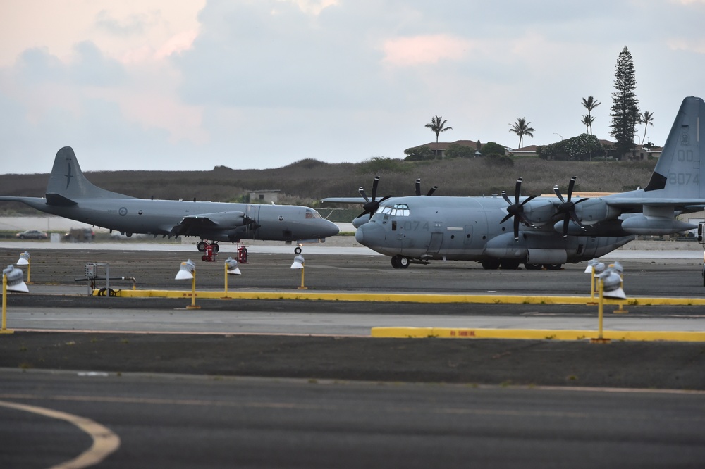 New Zealand P-3K2 arrival RIMPAC 2016