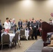 Chaplain Bradley Walgren  leads a prayer at the 2016 Statewide Symposium in Support of Service Members, Veterans and their Families, at the Desert Willow conference center April 20-21.