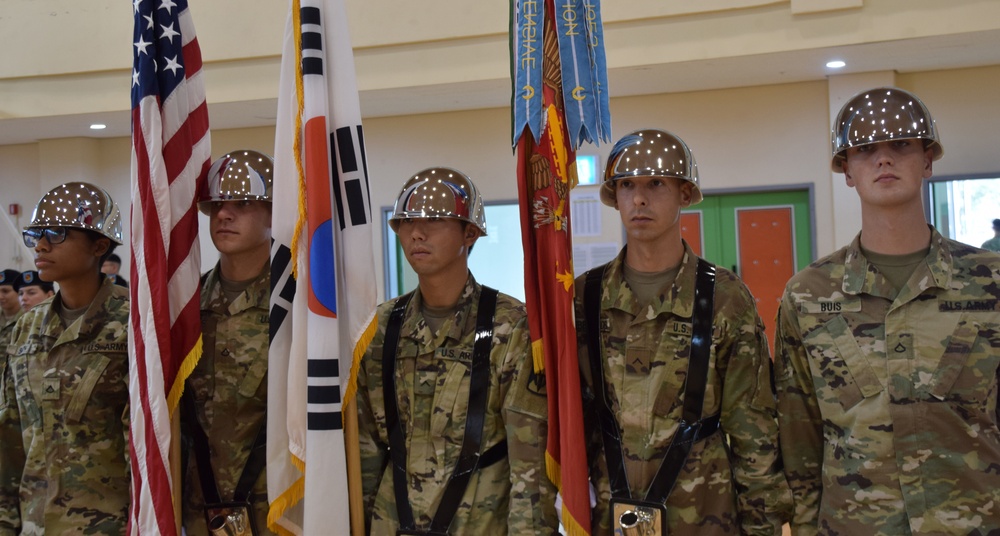 6-52 ADA Battalion color guard