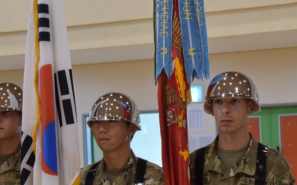 6-52 ADA Battalion color guard