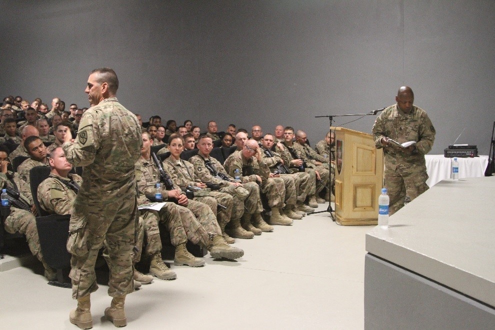 518th RSSB enlisted town hall meeting