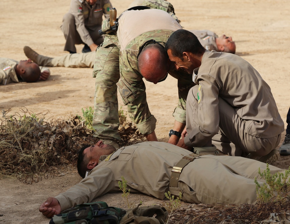 Border Guard Police conduct medical training