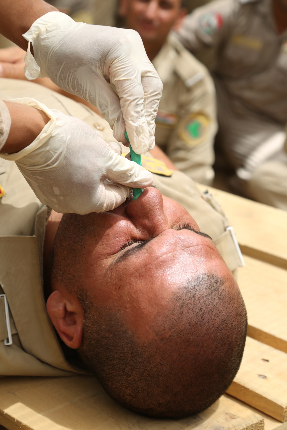 Border Guard Police conduct medical training