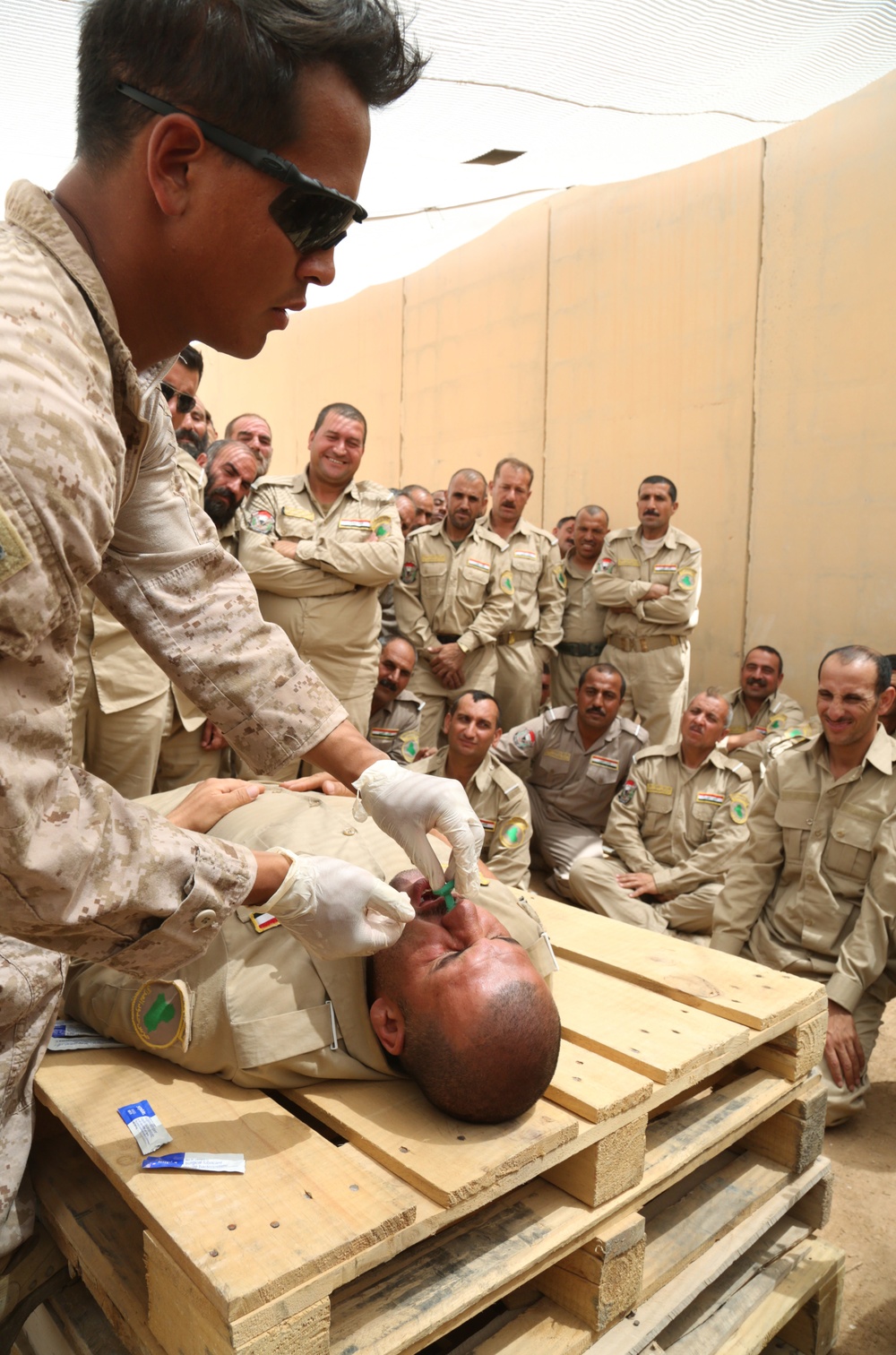 Border Guard Police conduct medical training