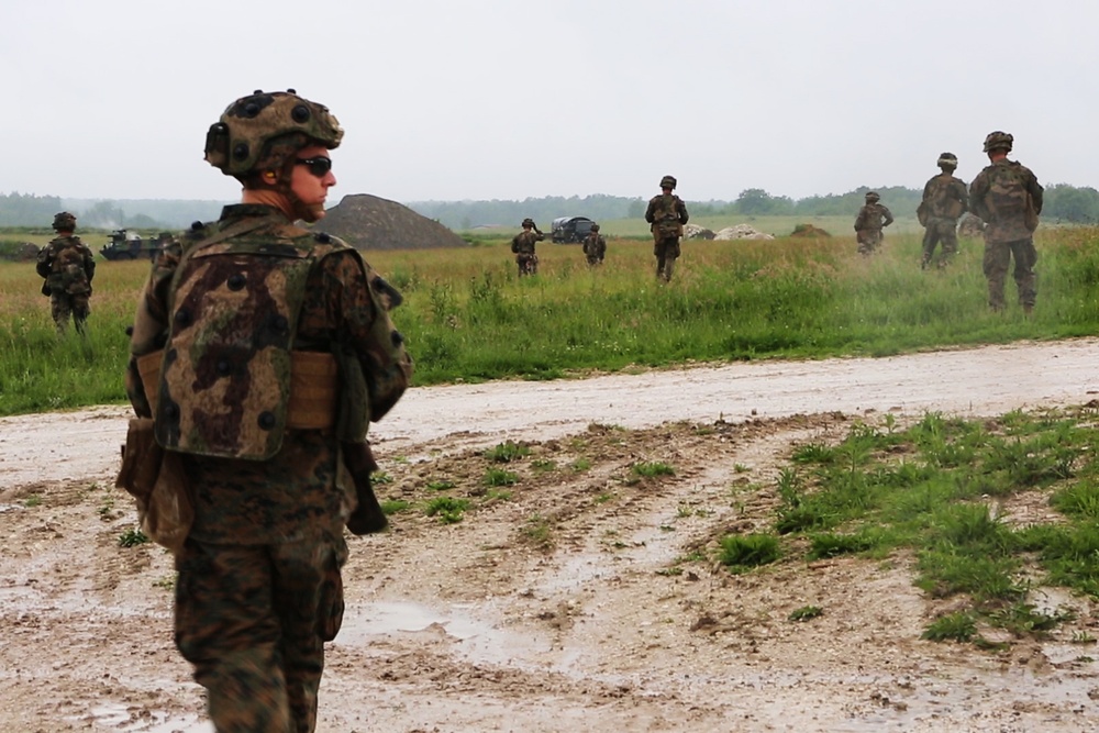 SPMAGTF-CR-AF Charlie Co executes a Platoon Offensive Attack