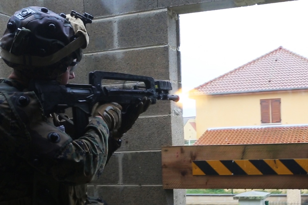 SPMAGTF-CR-AF Charlie Co executes a Platoon Offensive Attack