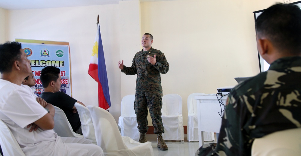 U.S. shares knowledge on first responder skills at local hospital in the Philippines