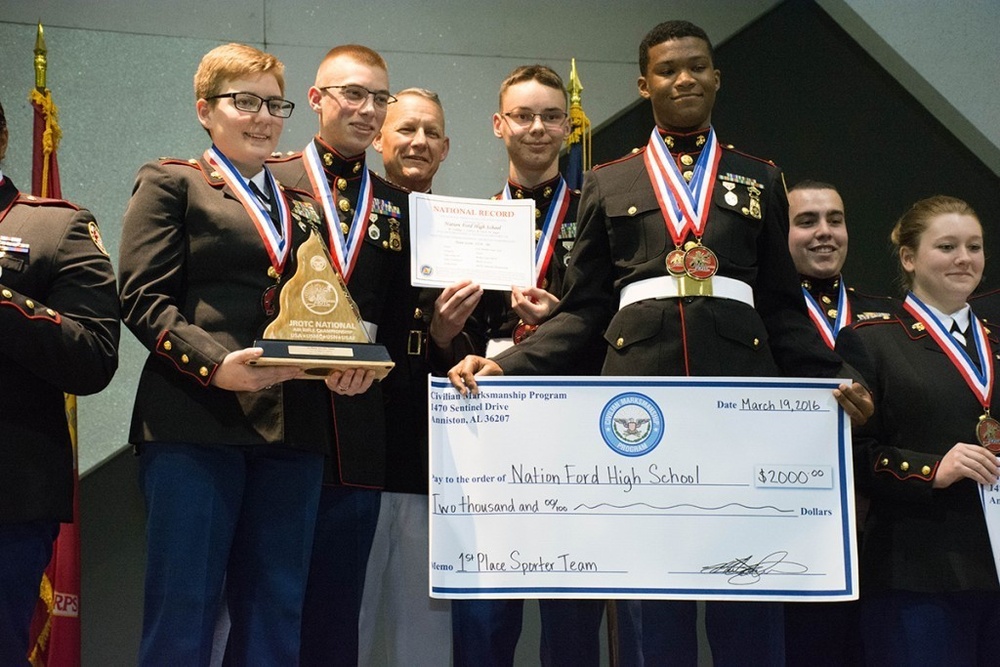 Marine Corps JROTC Teams swept Sporter Air Rifle Team Competition