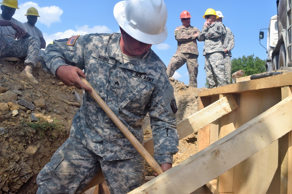 Mississippi Army National Guard Participates in Military Construction in Bulgaria