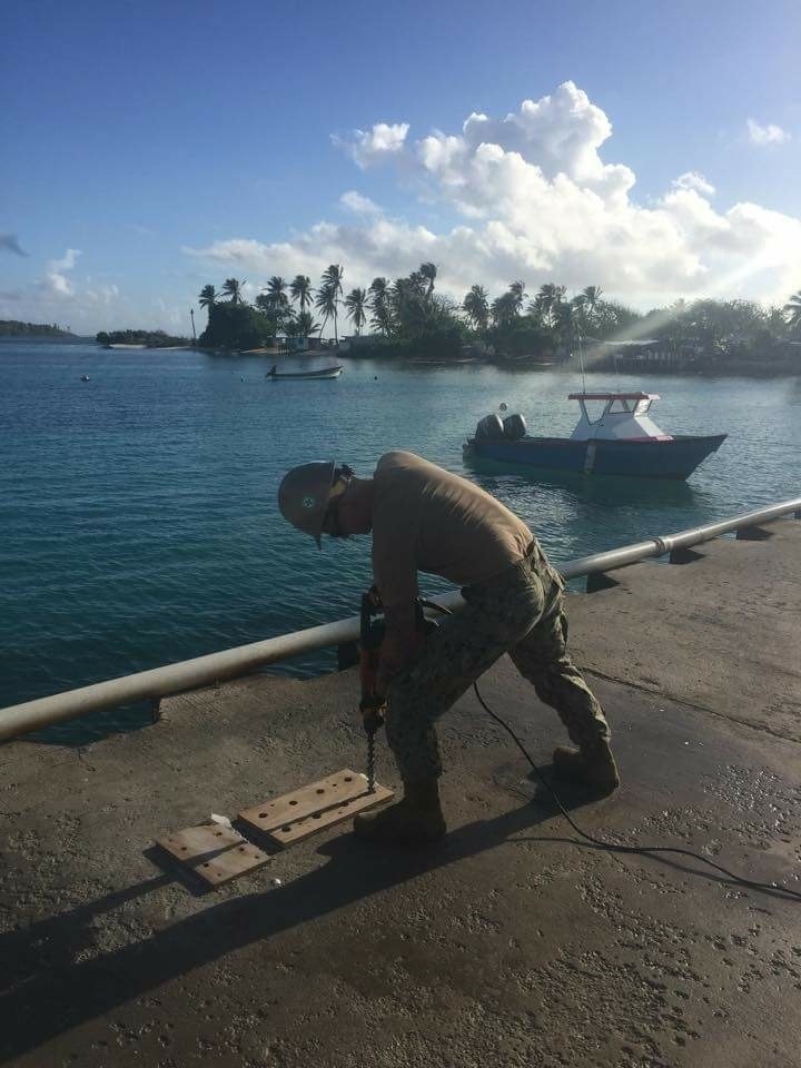 Seabees Build PEB in Marshall Islands