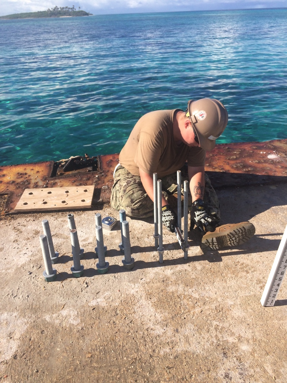 Seabees Build PEB in Marshall Islands