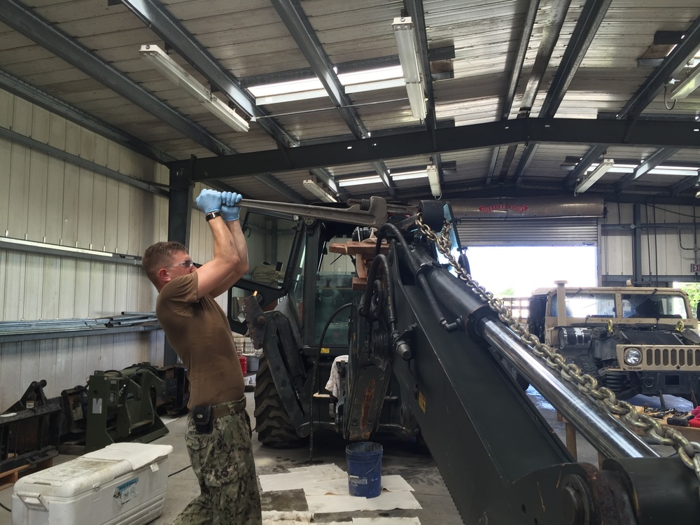 NMCB 133 Builds PEB in Marshall Islands