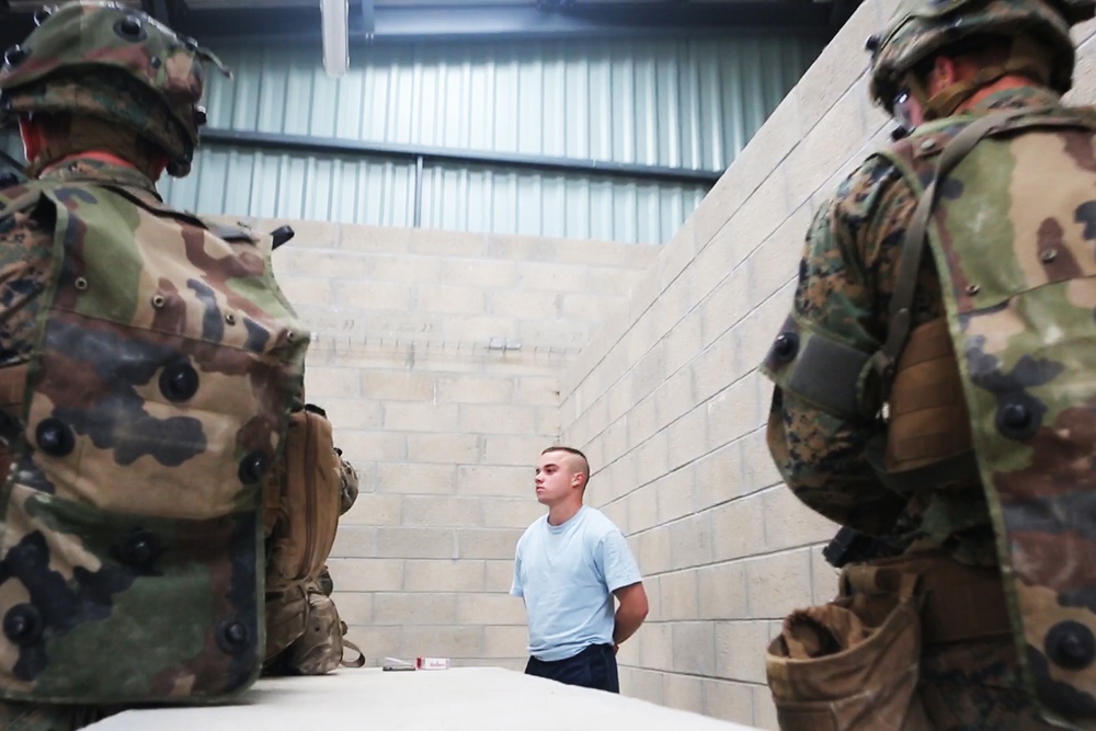 SPMAGTF-CR-AF Marines &amp; French Army conduct a NEO exercise