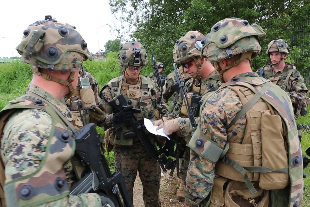 SPMAGTF-CR-AF &amp; French Army execute Combined Arms attack exercise
