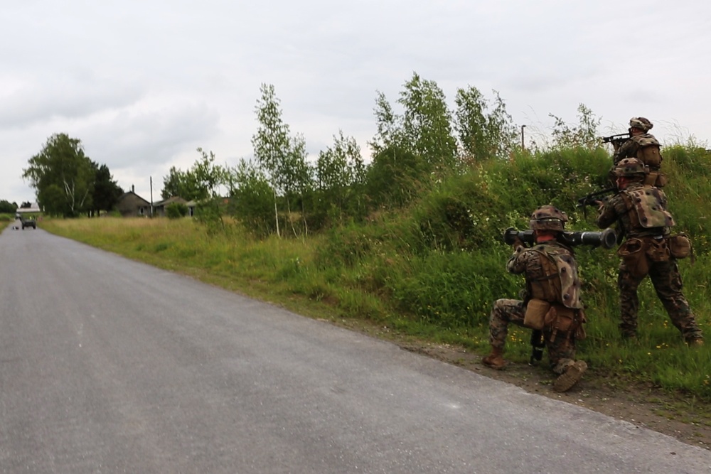 SPMAGTF-CR-AF &amp; French Army execute Combined Arms attack exercise