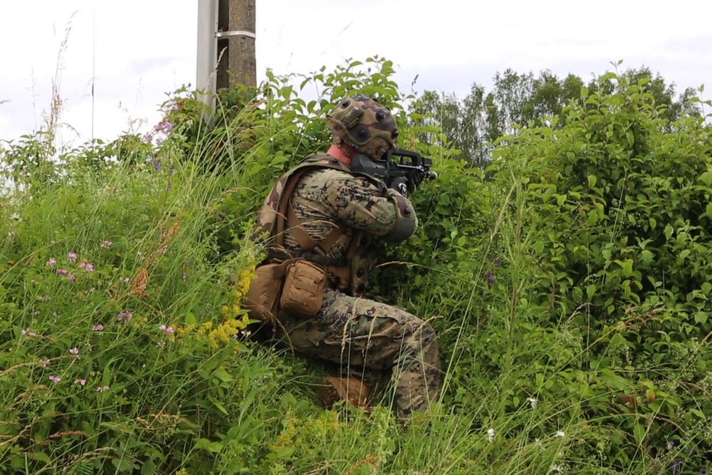 SPMAGTF-CR-AF &amp; French Army execute Combined Arms attack exercise