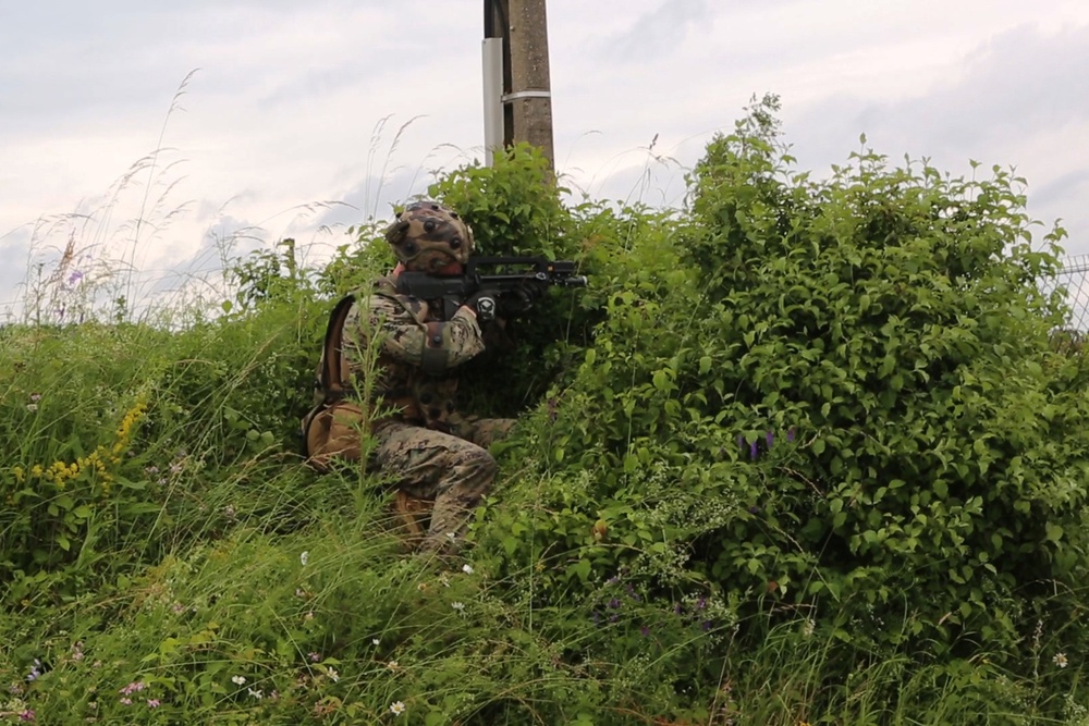 SPMAGTF-CR-AF &amp; French Army execute Combined Arms attack exercise