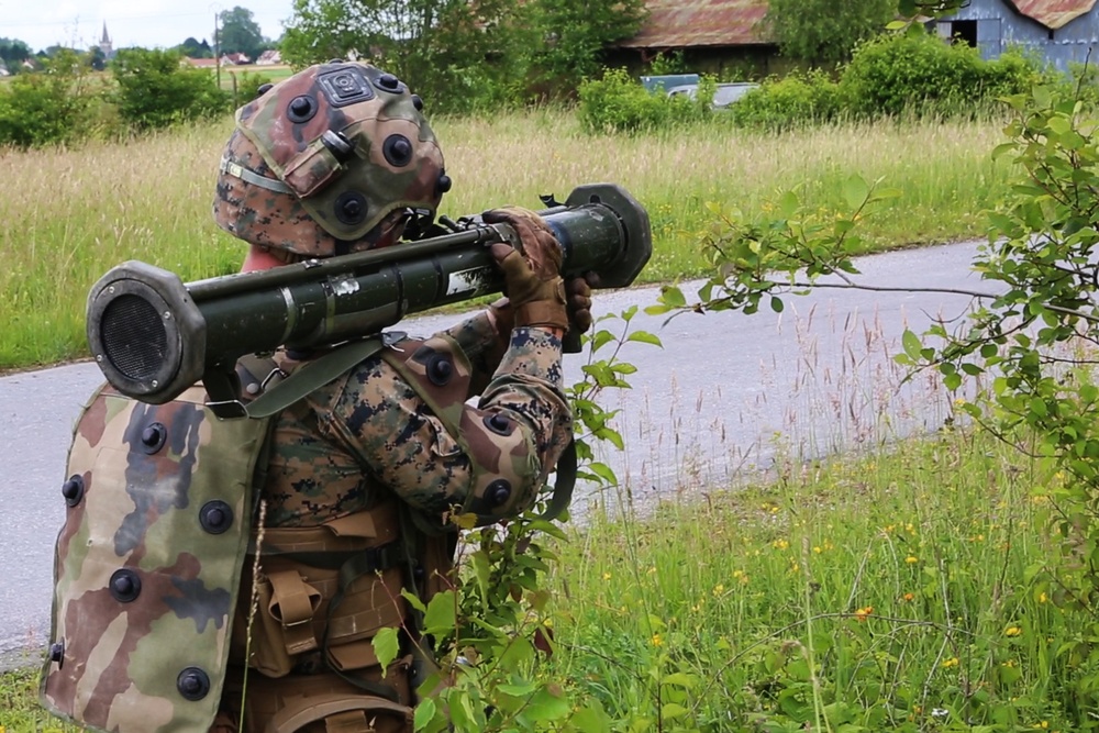 SPMAGTF-CR-AF &amp; French Army execute Combined Arms attack exercise