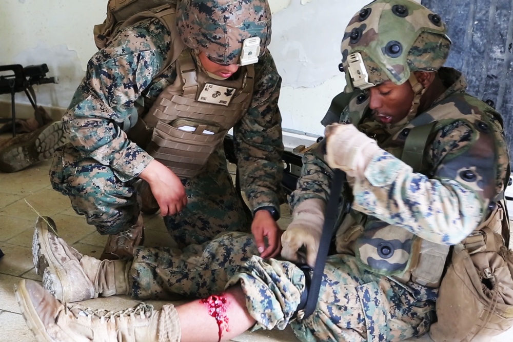 SPMAGTF-CR-AF &amp; French Army execute Combined Arms attack exercise
