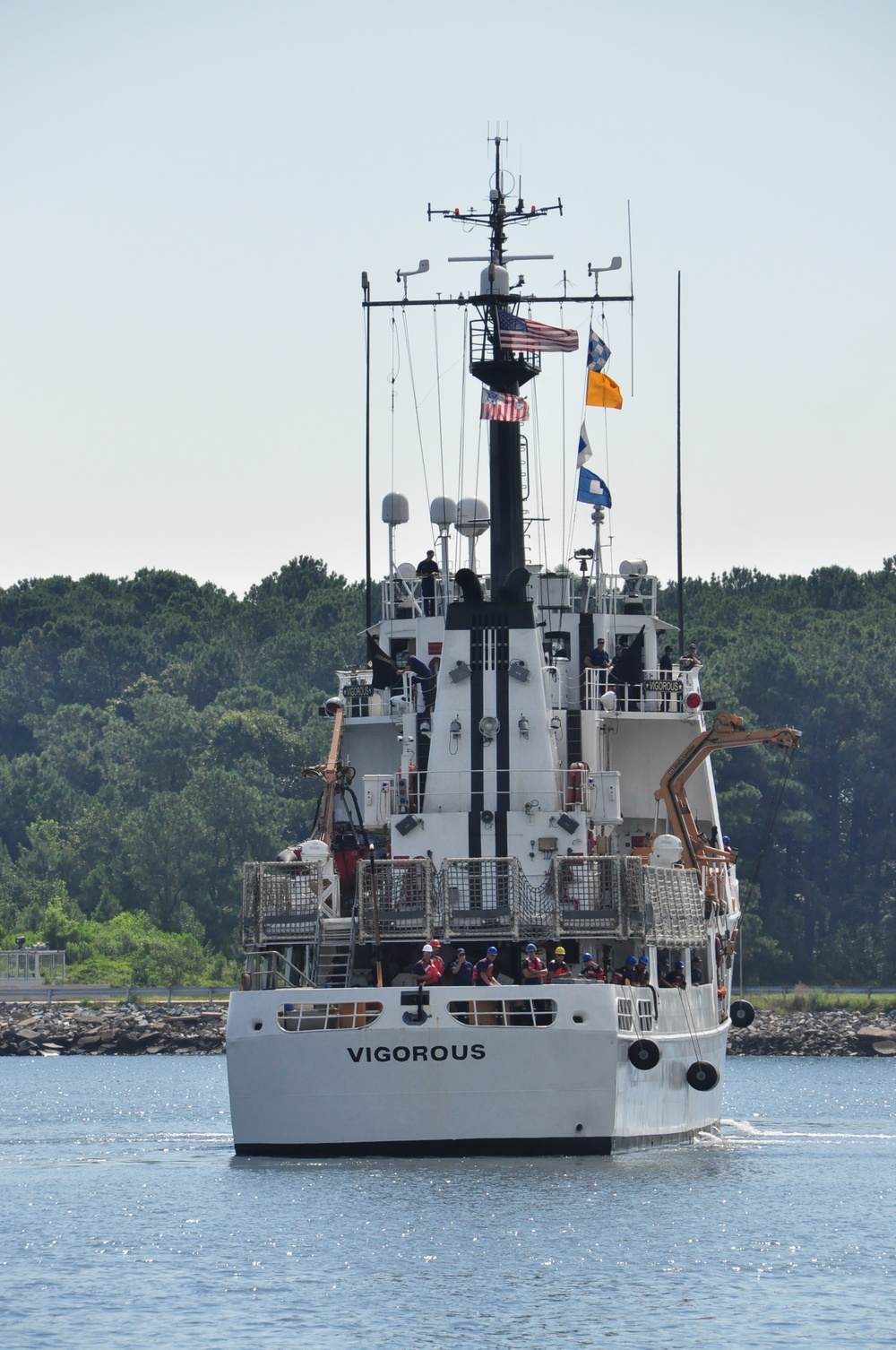 Coast Guard Cutter Vigorous returns home