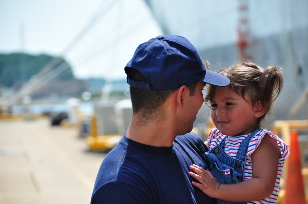 Coast Guard Cutter Vigorous returns home