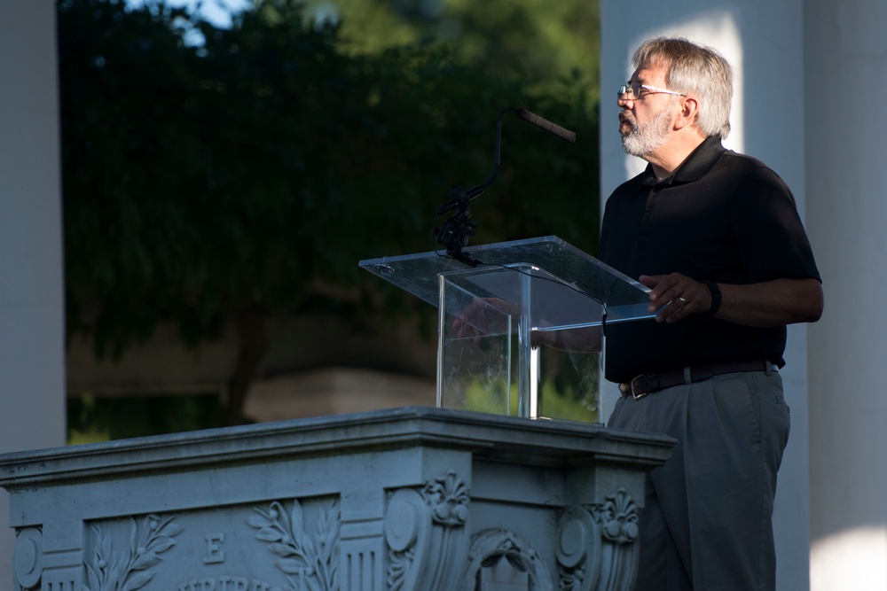 The National Association of Landscape Professions volunteer in Arlington National Cemetery