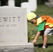 The National Association of Landscape Professions volunteer in Arlington National Cemetery