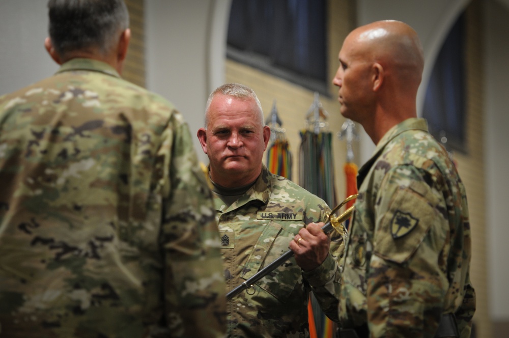S.C. National Guard State Command Sergeant Major Change of Responsibility Ceremony